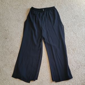 Large See-through Black Pants